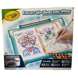 Crayola Light Up Tracing Pad Light Board Tracing & Sketching 6+ NIB